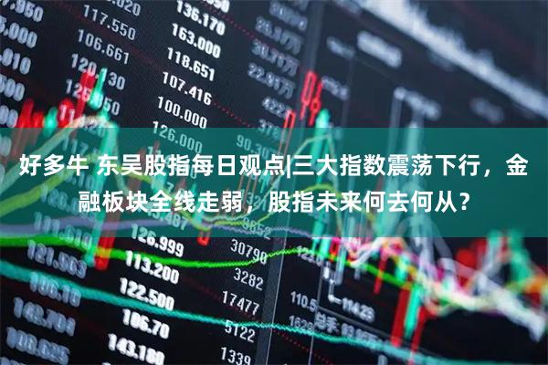好多牛 东吴股指每日观点|三大指数震荡下行，金融板块全线走弱，股指未来何去何从？