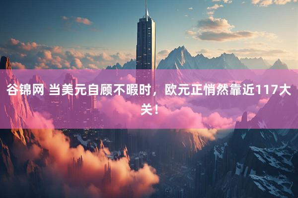 谷锦网 当美元自顾不暇时，欧元正悄然靠近117大关！